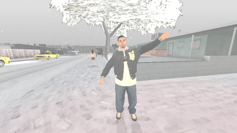 GTA San Andreas Winter Edition 2021 V2.1.2 For Android Mod